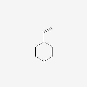 molecular formula C8H12 B14744254 Cyclohexene, 3-ethenyl- CAS No. 766-03-0