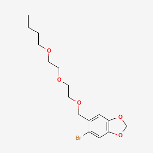 5-Bromo-6-{[2-(2-butoxyethoxy)ethoxy]methyl}-1,3-benzodioxole