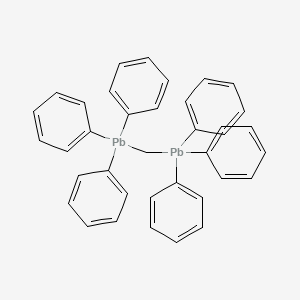 molecular formula C37H32Pb2 B14744296 Methylenebis(triphenylplumbane) CAS No. 1064-41-1