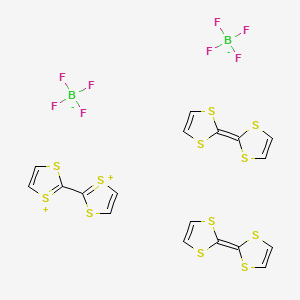 molecular formula C18H12B2F8S12 B1474431 三（四硫富瓦伦）双（四氟硼酸盐）配合物 CAS No. 55492-86-9