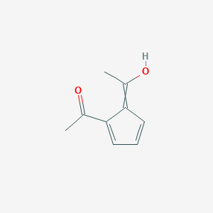 1-[5-(1-Hydroxyethylidene)cyclopenta-1,3-dien-1-yl]ethanone