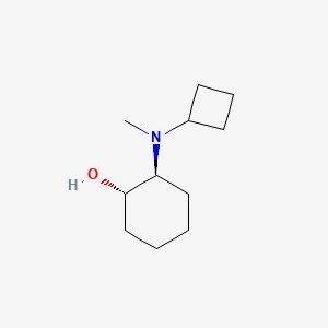 molecular formula C11H21NO B1474435 (1S,2S)-2-[cyclobutyl(methyl)amino]cyclohexan-1-ol CAS No. 1932682-68-2