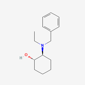 molecular formula C15H23NO B1474437 (1S,2S)-2-[benzyl(ethyl)amino]cyclohexan-1-ol CAS No. 1841751-31-2