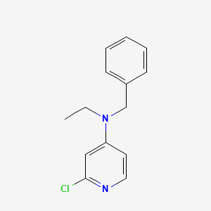 molecular formula C14H15ClN2 B1474443 N-benzyl-2-chloro-N-ethylpyridin-4-amine CAS No. 1289261-75-1