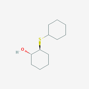 (1S,2S)-2-(cyclohexylsulfanyl)cyclohexan-1-ol