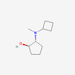 molecular formula C10H19NO B1474457 (1R,2R)-2-[cyclobutyl(methyl)amino]cyclopentan-1-ol CAS No. 1932227-04-7