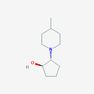 molecular formula C11H21NO B1474458 (1R,2R)-2-(4-methylpiperidin-1-yl)cyclopentan-1-ol CAS No. 1931939-17-1