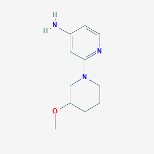 2-(3-Methoxypiperidin-1-yl)pyridin-4-amine