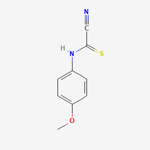 (4-Methoxyphenyl)carbamothioyl cyanide