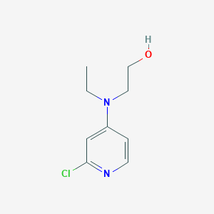 molecular formula C9H13ClN2O B1474467 2-((2-Chloropyridin-4-yl)(ethyl)amino)ethan-1-ol CAS No. 1596602-02-6