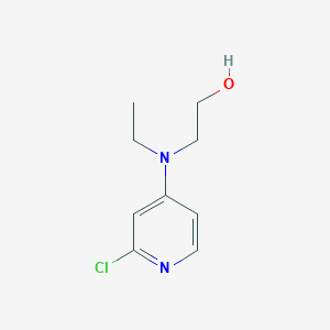 molecular formula C9H13ClN2O B1474467 2-((2-氯吡啶-4-基)(乙基)氨基)乙醇 CAS No. 1596602-02-6