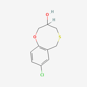 8-Chloro-3,4-dihydro-2H,6H-1,5-benzoxathiocin-3-ol