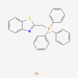 [(1,3-Benzothiazol-2-yl)methyl](triphenyl)phosphanium bromide