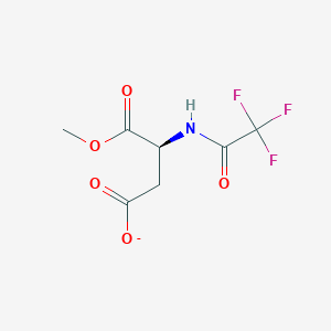 (3S)-4-Methoxy-4-oxo-3-(2,2,2-trifluoroacetamido)butanoate