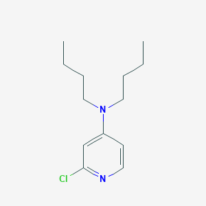 molecular formula C13H21ClN2 B1474469 N,N-dibutyl-2-chloropyridin-4-amine CAS No. 1602008-01-4