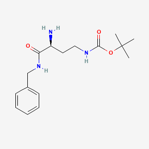 tert-butyl (S)-(3-amino-4-(benzylamino)-4-oxobutyl)carbamate