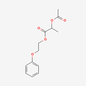 2-Phenoxyethyl 2-(acetyloxy)propanoate