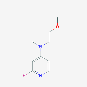 molecular formula C9H13FN2O B1474475 2-fluoro-N-(2-methoxyethyl)-N-methylpyridin-4-amine CAS No. 1566956-91-9