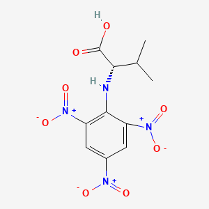 molecular formula C11H12N4O8 B14744786 N-(2,4,6-Trinitrophenyl)-L-valine CAS No. 1043-59-0