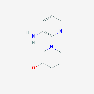 molecular formula C11H17N3O B1474479 2-(3-Methoxypiperidin-1-yl)pyridin-3-amine CAS No. 1599019-88-1