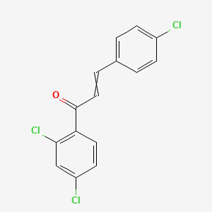 3-(4-Chlorophenyl)-1-(2,4-dichlorophenyl)prop-2-en-1-one