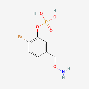 5-[(Aminooxy)methyl]-2-bromophenyl dihydrogen phosphate