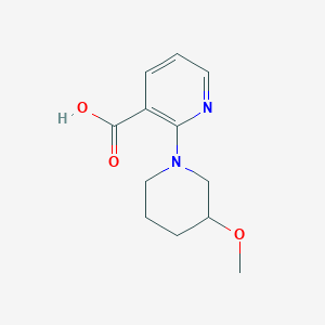 2-(3-Methoxypiperidin-1-yl)nicotinic acid