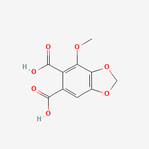 1,3-Benzodioxole-5,6-dicarboxylicacid, 4-methoxy-