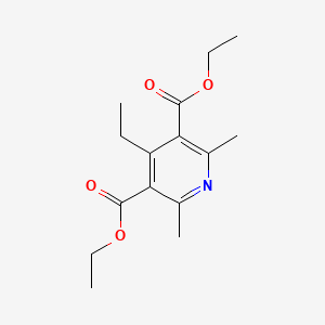 3,5-Pyridinedicarboxylic acid, 4-ethyl-2,6-dimethyl-, diethyl ester