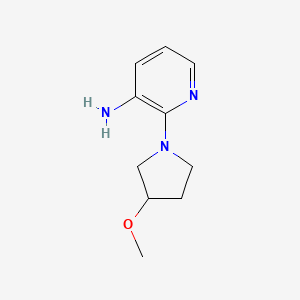 B1474491 2-(3-Methoxypyrrolidin-1-yl)pyridin-3-amine CAS No. 1691077-01-6