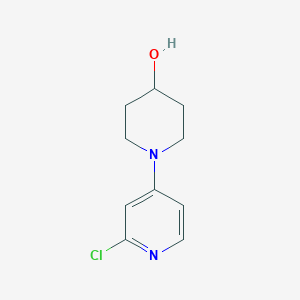 molecular formula C10H13ClN2O B1474497 1-(2-Chloropyridin-4-yl)piperidin-4-ol CAS No. 1594764-75-6