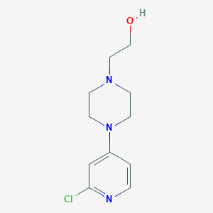 molecular formula C11H16ClN3O B1474498 2-(4-(2-氯吡啶-4-基)哌嗪-1-基)乙醇 CAS No. 1289217-93-1