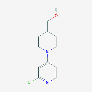 molecular formula C11H15ClN2O B1474499 (1-(2-Chloropyridin-4-yl)piperidin-4-yl)methanol CAS No. 1289132-43-9