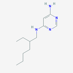 molecular formula C12H22N4 B1474517 N4-(2-ethylhexyl)pyrimidine-4,6-diamine CAS No. 1698575-29-9