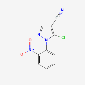 5-Chloro-1-(2-nitrophenyl)-1H-pyrazole-4-carbonitrile