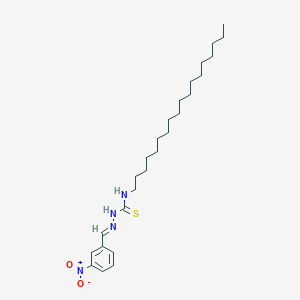 1-[(E)-(3-nitrophenyl)methylideneamino]-3-octadecylthiourea