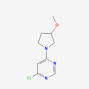 4-Chloro-6-(3-methoxypyrrolidin-1-yl)pyrimidine