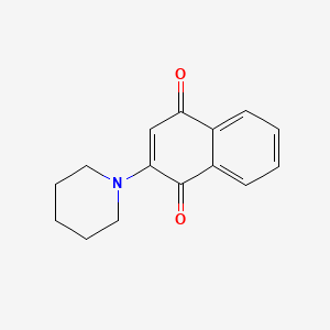 1,4-Naphthalenedione, 2-(1-piperidinyl)-