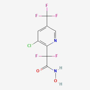 B1474550 2-(3-chloro-5-(trifluoromethyl)pyridin-2-yl)-2,2-difluoro-N-hydroxyacetamide CAS No. 1823183-89-6