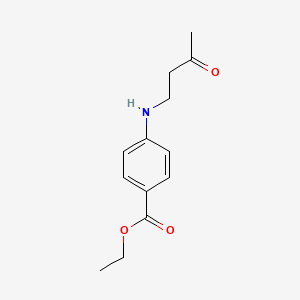 Ethyl 4-[(3-oxobutyl)amino]benzoate