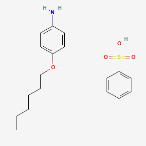 Benzenesulfonic acid; 4-hexoxyaniline