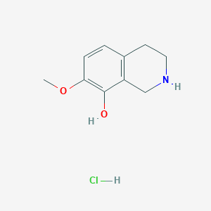 7-Methoxy-1,2,3,4-tetrahydroisoquinolin-8-ol;hydrochloride