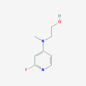 2-[(2-Fluoropyridin-4-yl)(methyl)amino]ethan-1-ol