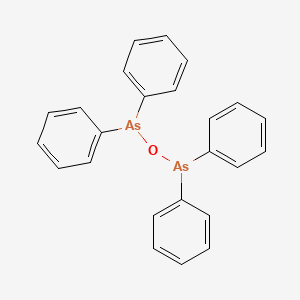 molecular formula C24H20As2O B14745594 Bis(diphenylarsinyl) oxide CAS No. 2215-16-9