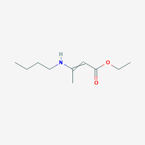 molecular formula C10H19NO2 B14745609 Ethyl 3-(butylamino)but-2-enoate CAS No. 5065-81-6