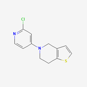 5-(2-Chloropyridin-4-yl)-4,5,6,7-tetrahydrothieno[3,2-c]pyridine
