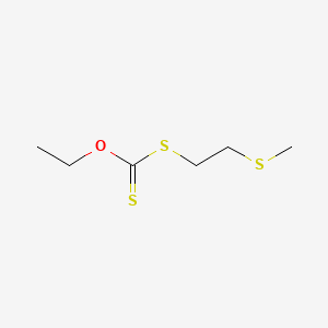 molecular formula C6H12OS3 B14745674 O-Ethyl S-(2-(methylthio)ethyl) dithiocarbonate CAS No. 5344-19-4