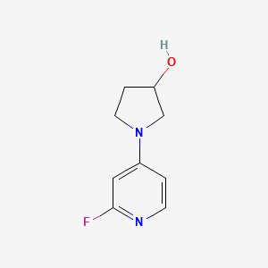 1-(2-Fluoropyridin-4-yl)pyrrolidin-3-ol