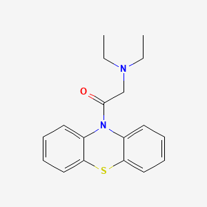 Phenothiazine, 1-(N,N-diethylglycyl)-