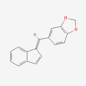 5-[(E)-inden-1-ylidenemethyl]-1,3-benzodioxole